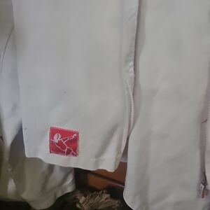 Blade Superior Apparel White Fencing Jacket Size Large